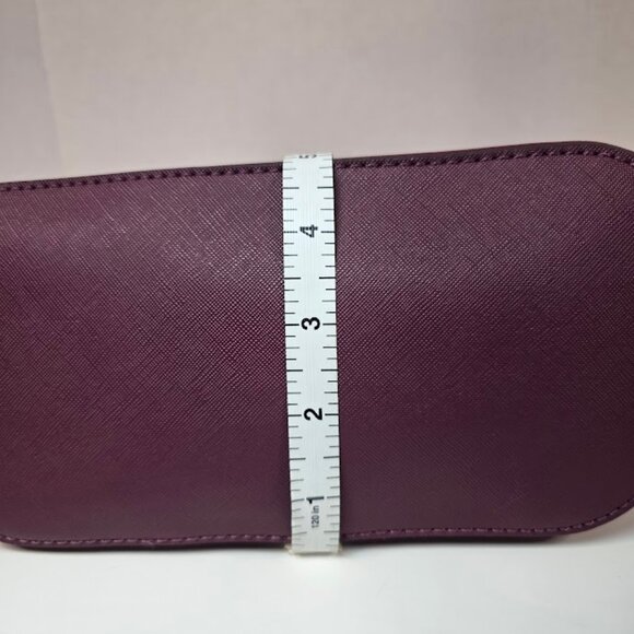 NWT Bordeaux Color Trina Turk Tote/Shoulder Bag w/ Coin Purse attached - Picture 15 of 15